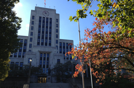 >Vancouver City Hall in October 2013.